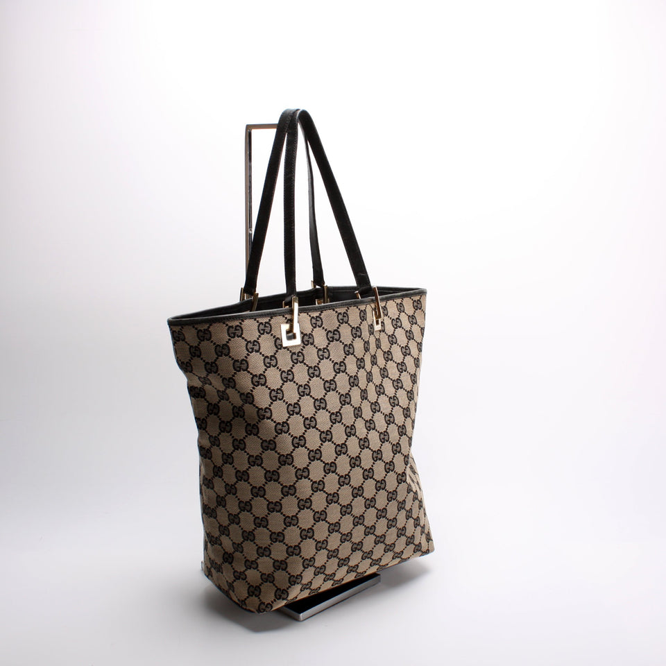 Gucci 0021098 GG Canvas Tote Medium Bag