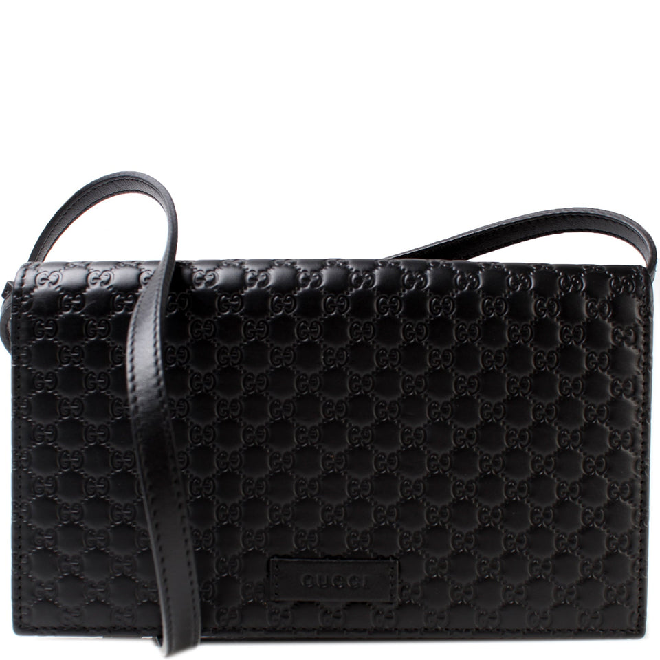 Gucci 466507 Micro GG Wallet On Chain Bag