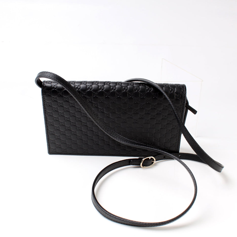 Gucci 466507 Micro GG Wallet On Chain Bag