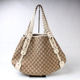 Gucci 137621 GG Horsebit Hobo Bag