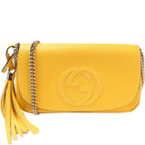 Gucci 536224 Soho Chain Tassel Flap Bag