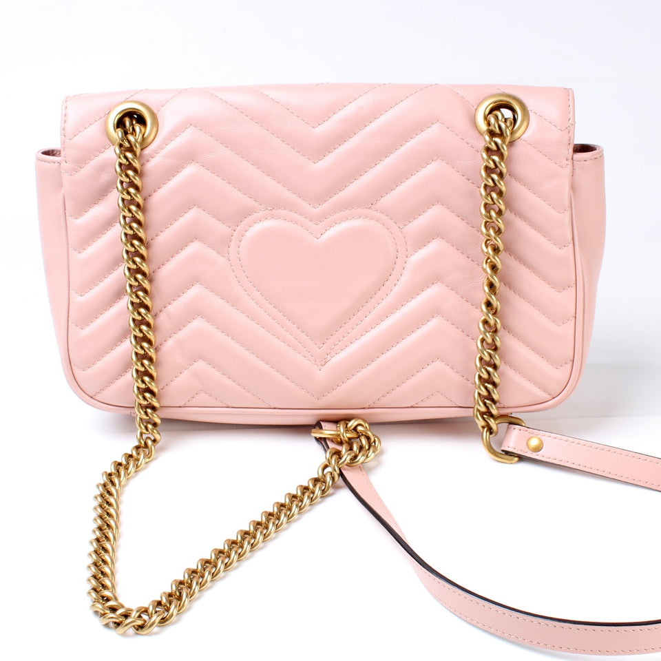 Gucci 443497 GG Marmont Shoulder Small Flap Bag