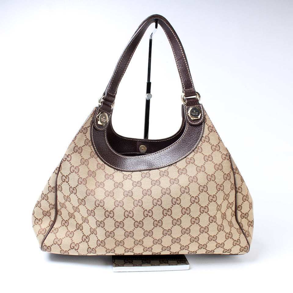 Gucci 154982 GG Canvas Charmy Shoulder Bag