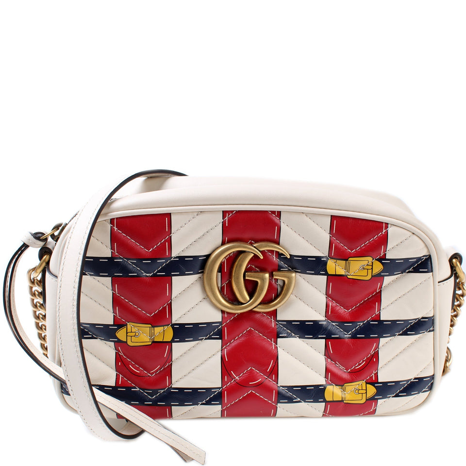 Gucci 447632 GG Marmont Small Camera Bag