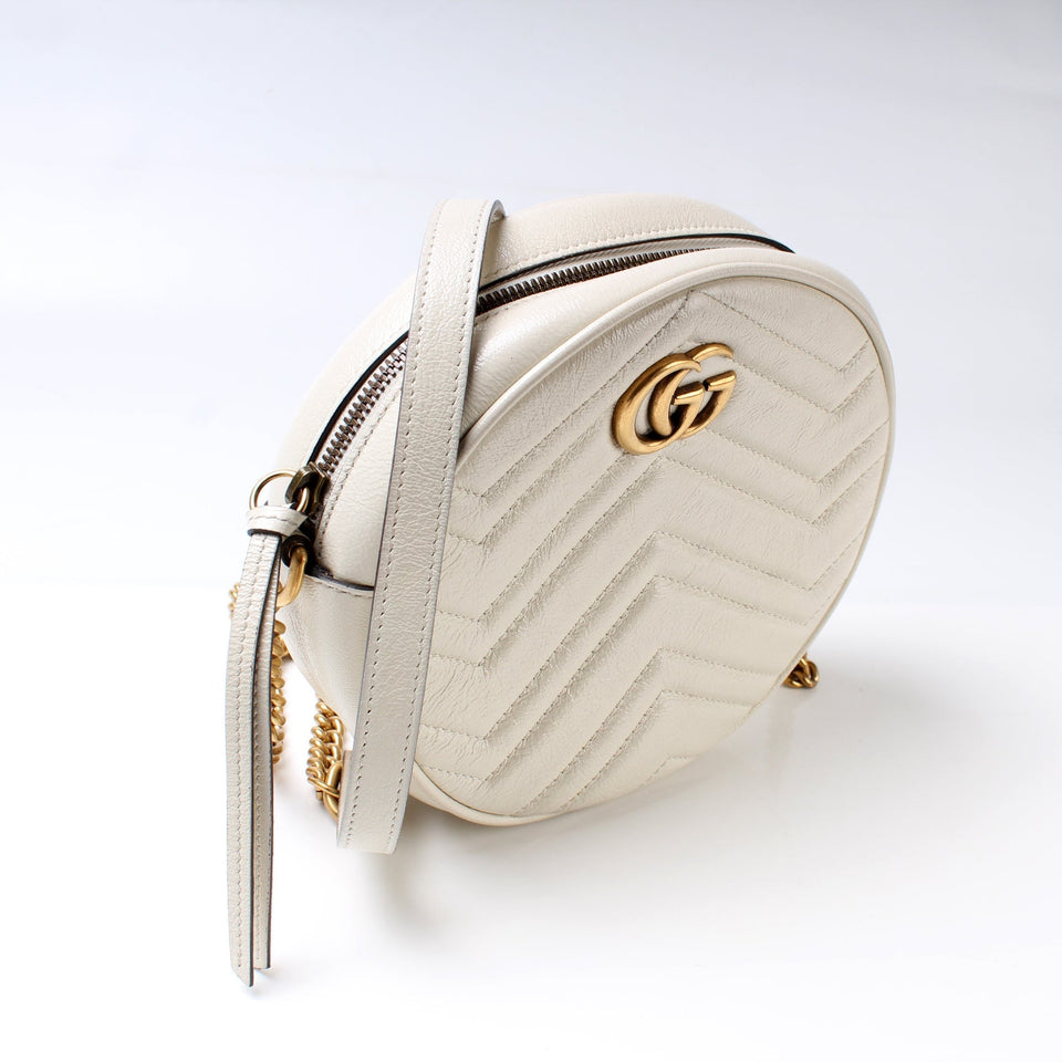 Gucci 550154 Marmont Mini Round Bag