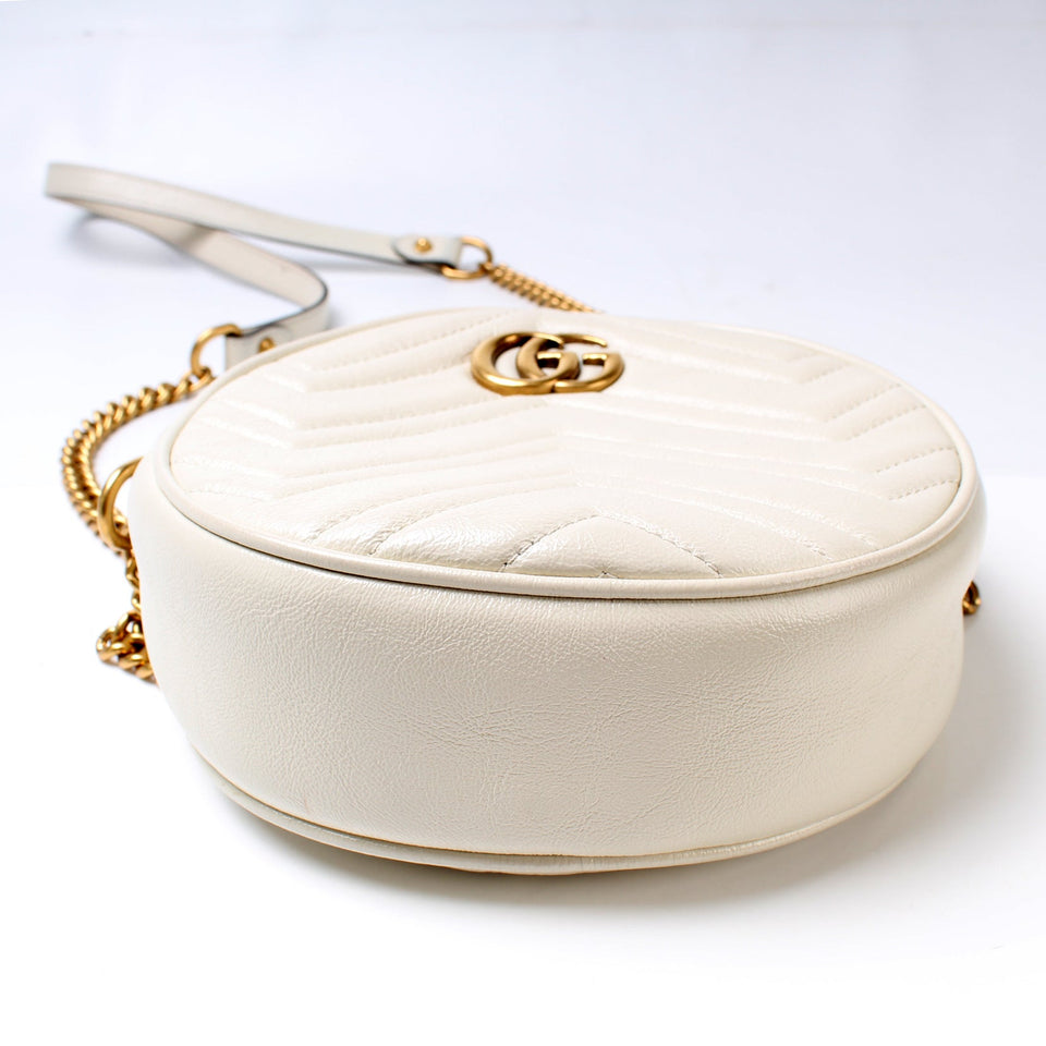 Gucci 550154 Marmont Mini Round Bag