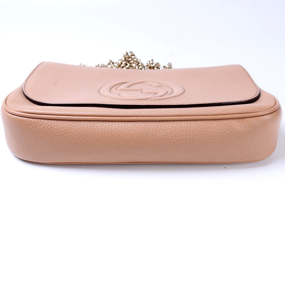 Gucci 536224 Soho Chain Tassel Flap Bag