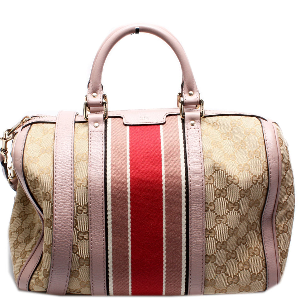 Gucci 247205 Boston Canvas Bag