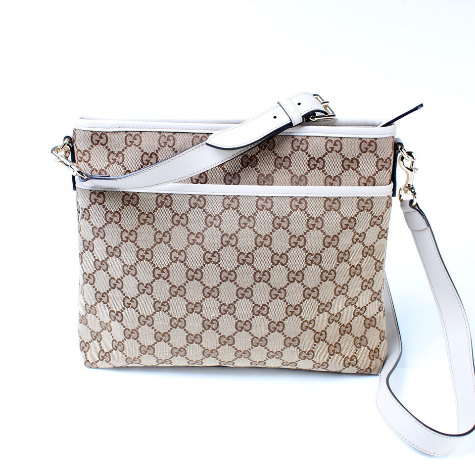 Gucci 388924 GG Canvas Crossbody Bag