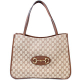 Gucci 623694 1955 GG Canvas Horsebit Tote Bag