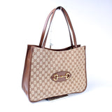 Gucci 623694 1955 GG Canvas Horsebit Tote Bag