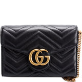 Gucci 474575 Marmont Chain Wallet Bag