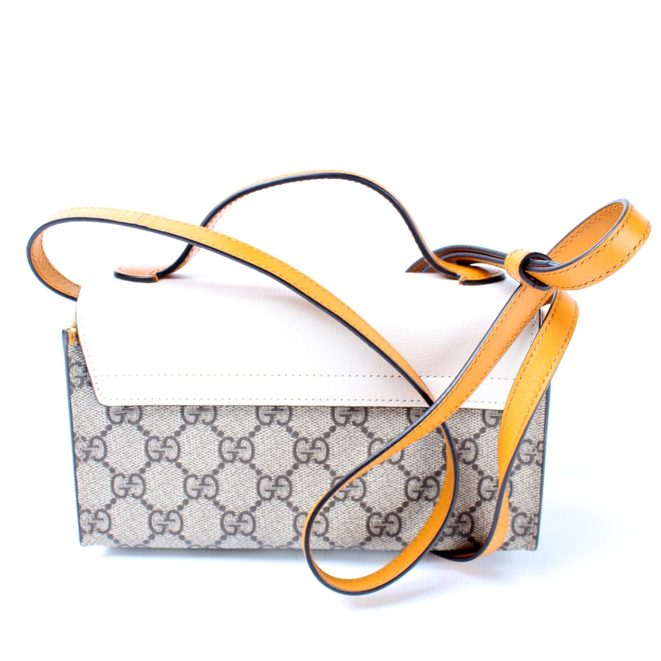 Gucci 652633 GG Supreme Mini Padlock Bag