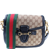 Gucci 383848 GG Canvas Lady Web Original Shoulder Bag