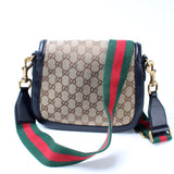 Gucci 383848 GG Canvas Lady Web Original Shoulder Bag