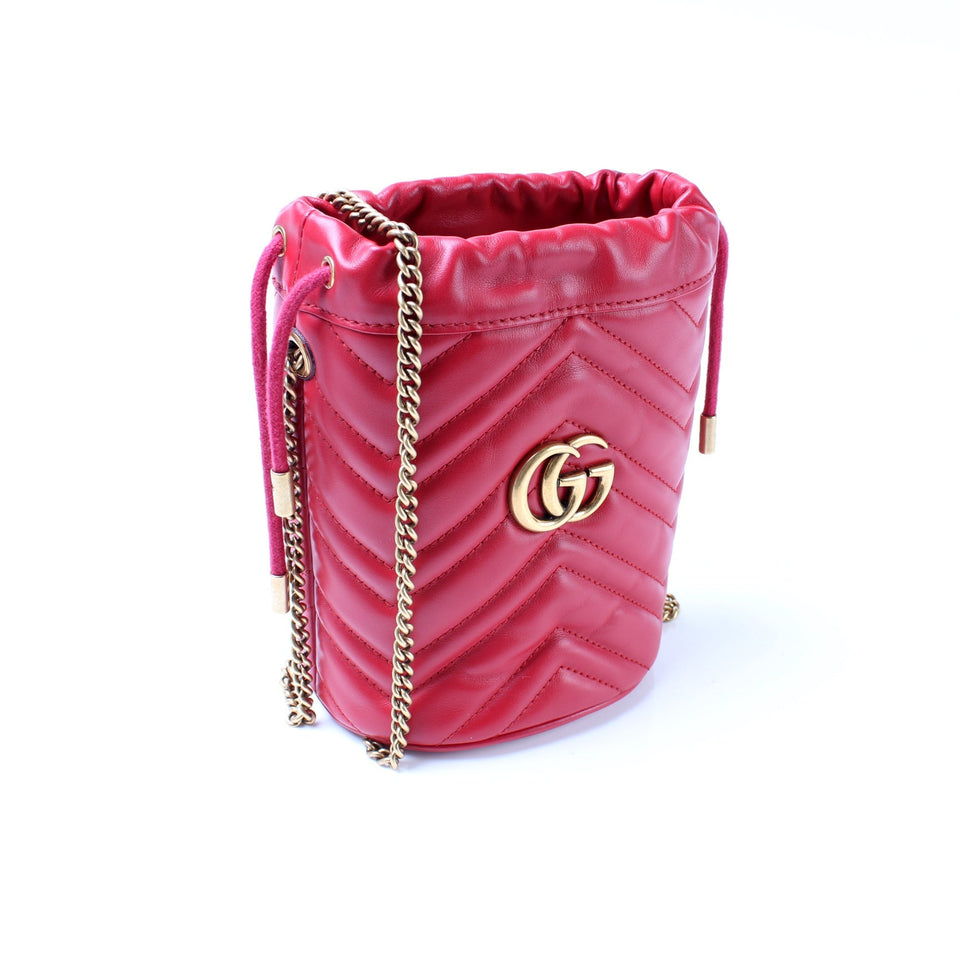 Gucci 575163 Marmont Mini Bucket Bag