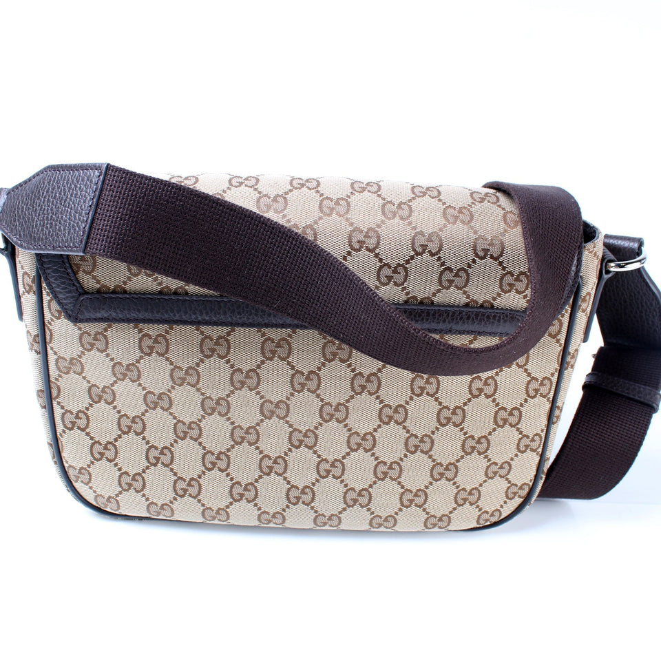 Gucci 449172 GG Canvas Messenger Bag