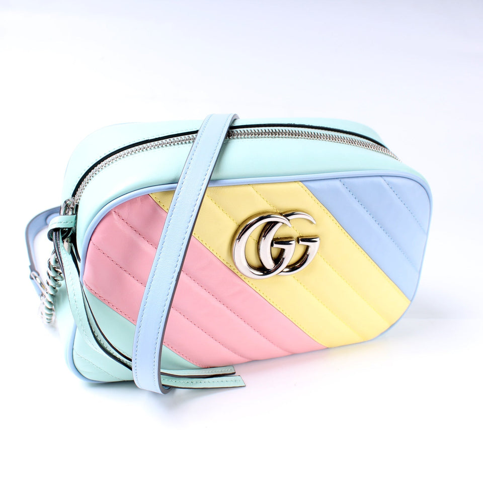 Gucci 447632 Marmont Small Leather Camera Bag
