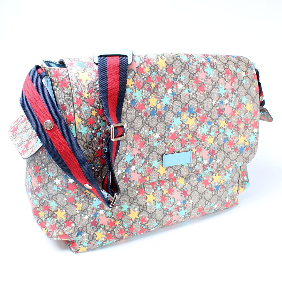 Gucci 211131 GG Canvas Diaper Bag