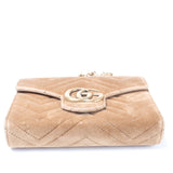 Gucci 474575 Marmont Velvet Chain Wallet Bag