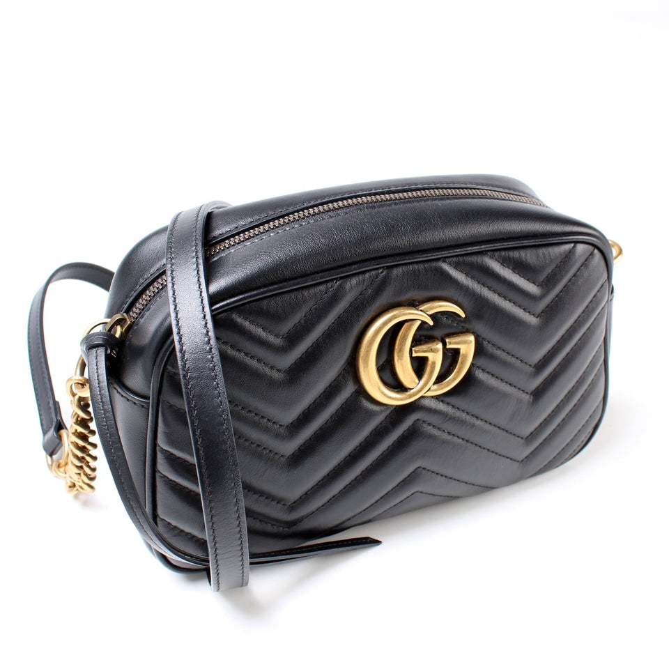 Gucci 447632 Marmont Small Leather Camera Bag