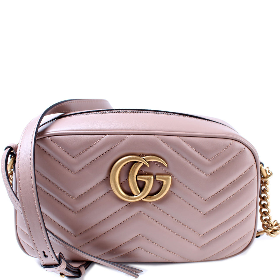 Gucci 447632 Marmont Small Leather Camera Bag