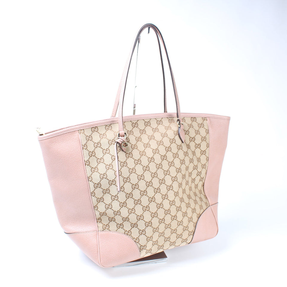 Gucci 323671 GG Canvas Bree Zip Tote Medium Bag