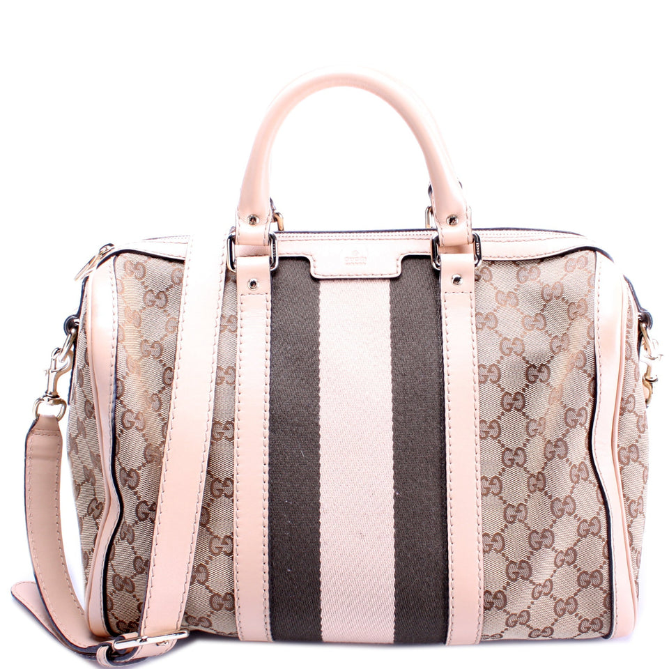 Gucci 247205 Boston Canvas Bag
