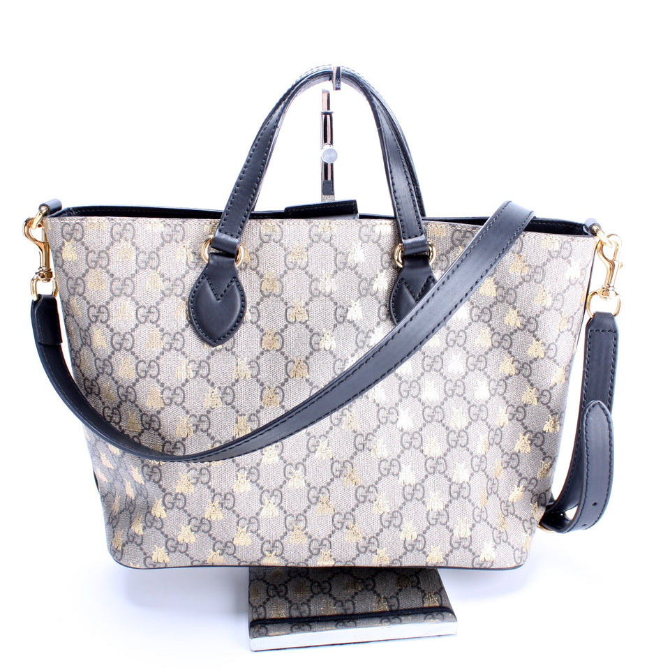 Gucci 473887 GG Supreme Small Tote Bag