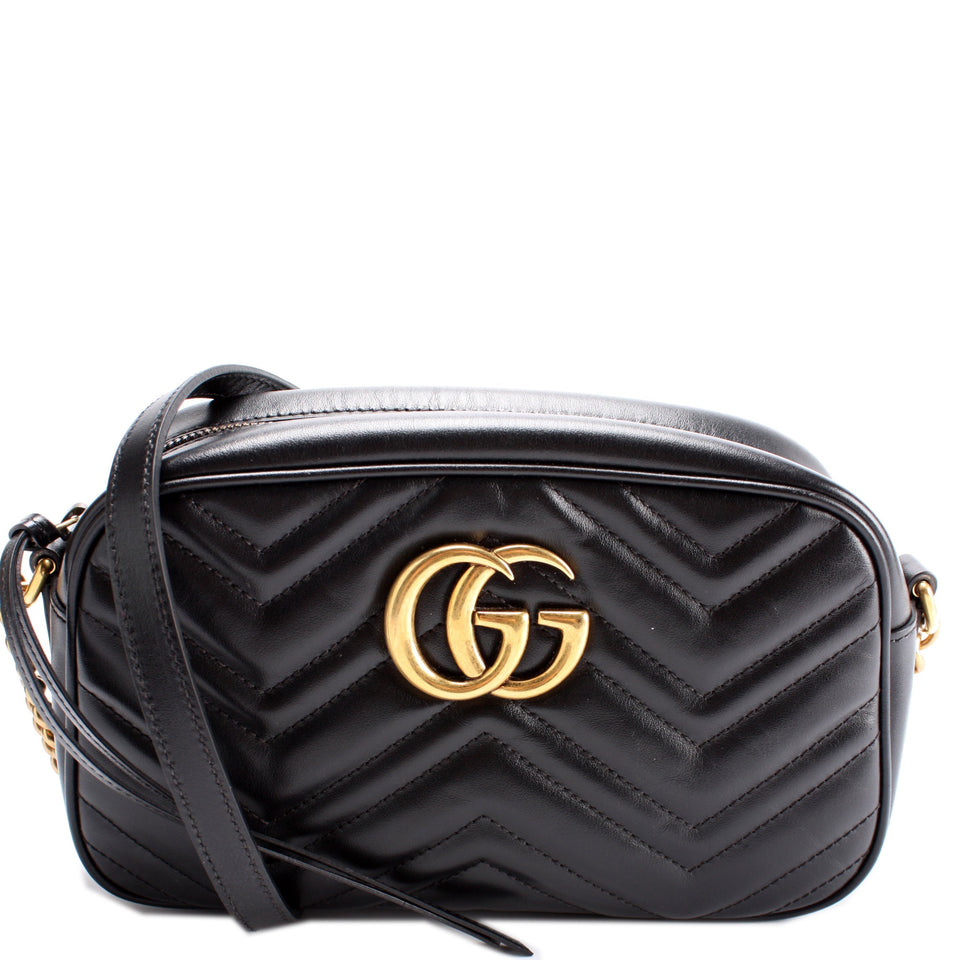 Gucci 447632 Marmont Small Leather Camera Bag