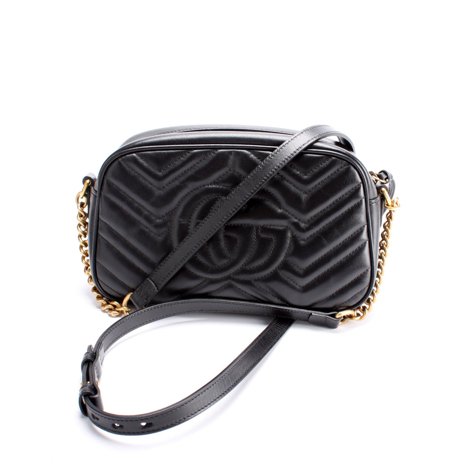 Gucci 447632 Marmont Small Leather Camera Bag