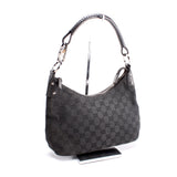 Gucci 115002 GG Canvas Classic Ring Hobo Bag