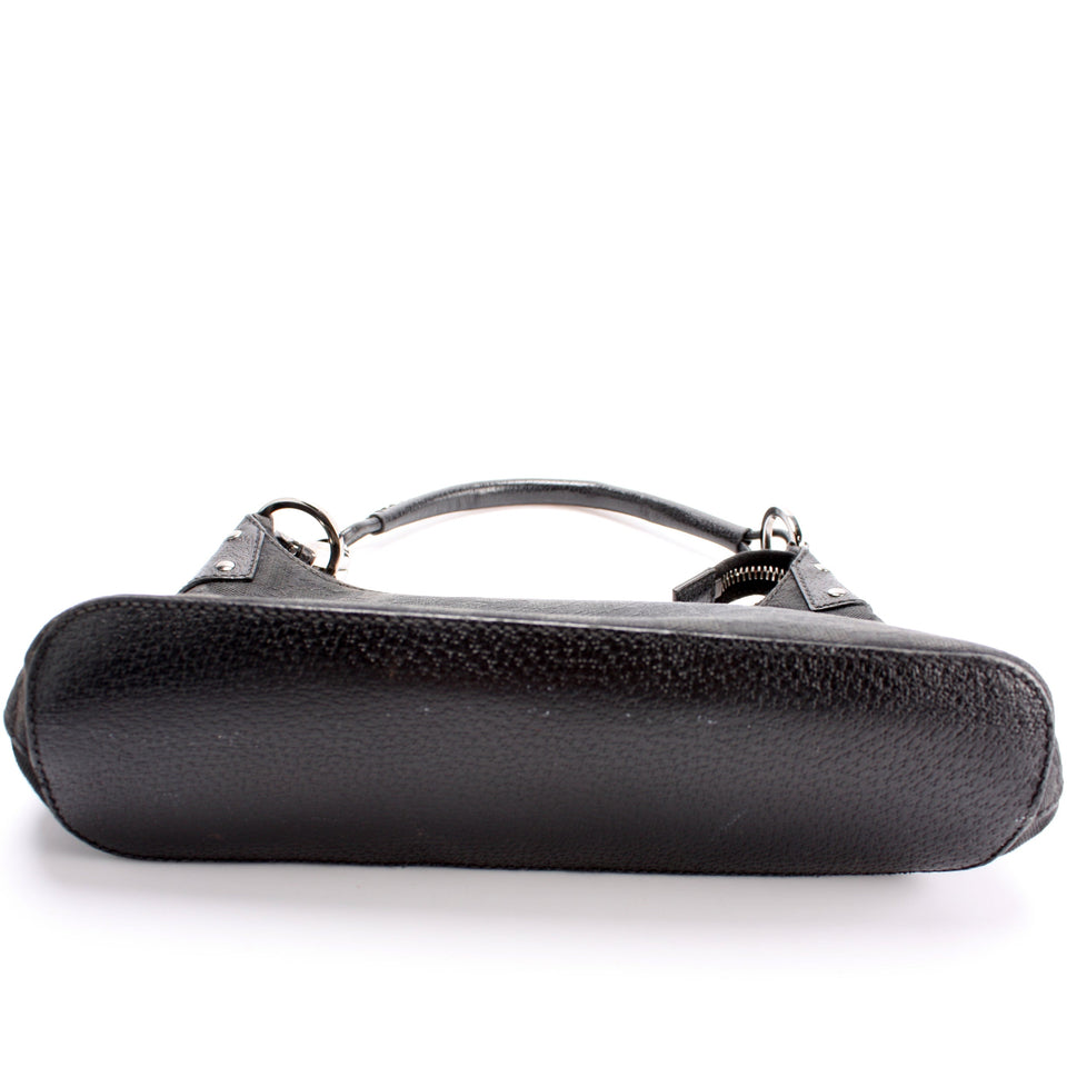 Gucci 115002 GG Canvas Classic Ring Hobo Bag