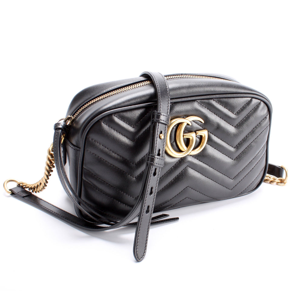 Gucci 447632 Marmont Small Leather Camera Bag