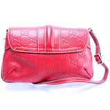 Gucci 154388 GG Leather Heart Lock Mini Bag