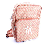 Gucci 5367245 GG Canvas NY Yankees Medium Backpack Bag