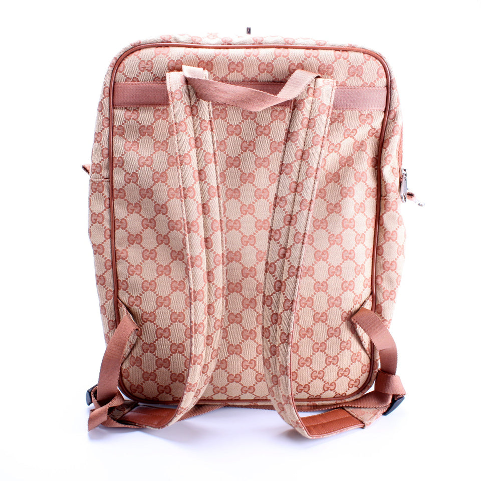 Gucci 5367245 GG Canvas NY Yankees Medium Backpack Bag