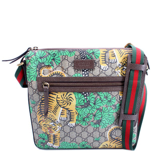 Gucci 406408 GG Supreme Bengal Tiger Small Messenger Bag