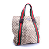 Gucci 189669 GG Canvas Tote Bag