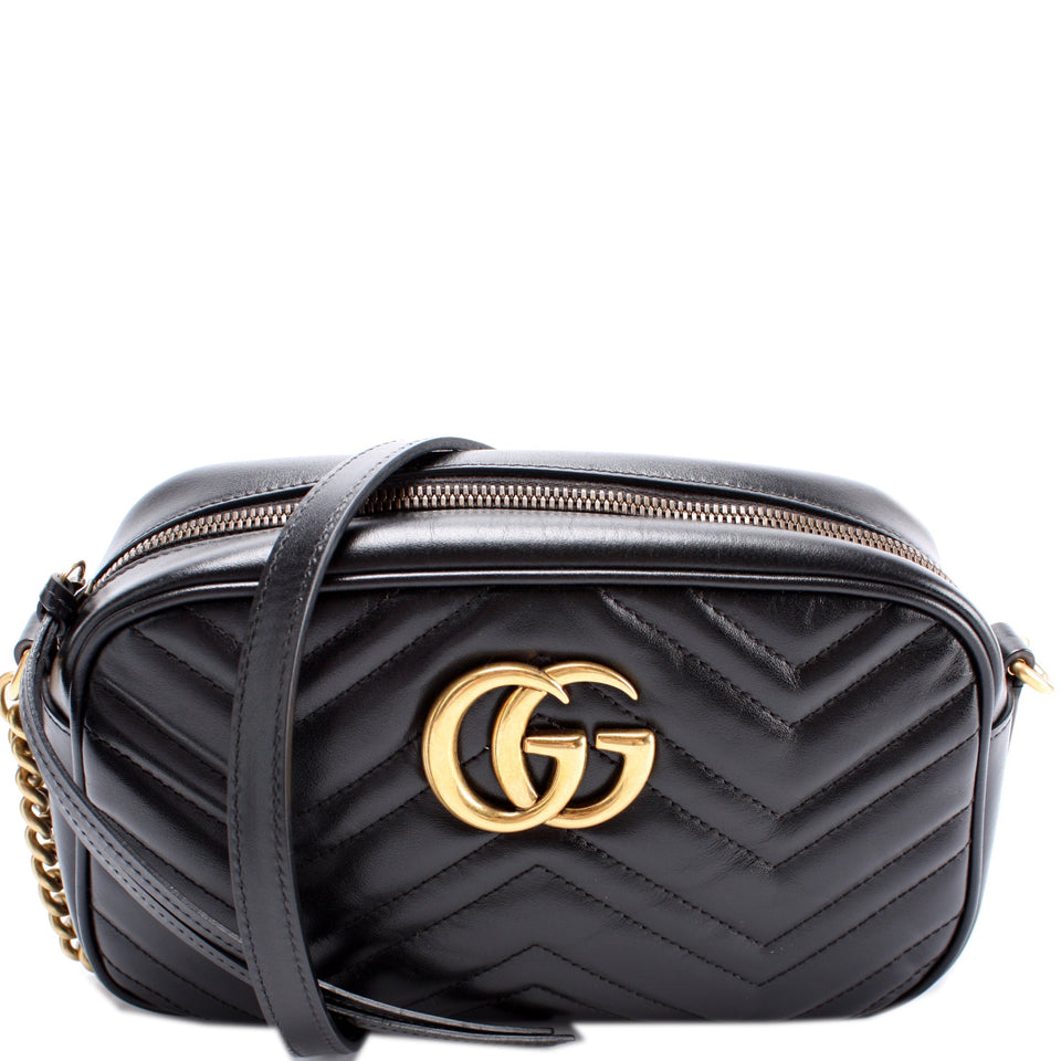 Gucci 447632 Marmont Small Leather Camera Bag