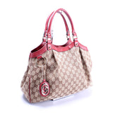 Gucci 211944 Sukey GG Canvas Medium Bag