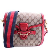 Gucci 383848 GG Canvas Lady Web Original Shoulder Bag