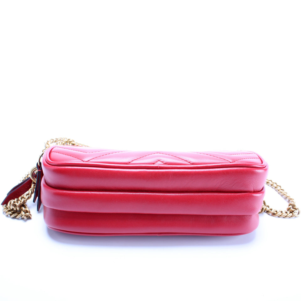 Gucci 546581 Marmont Mini With Chain Bag