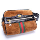 Gucci 517076 Mini Ophidia Suede Belt Bag