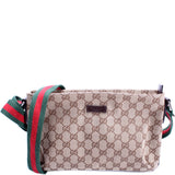 Gucci 189749 Shelly Web Shoulder Bag