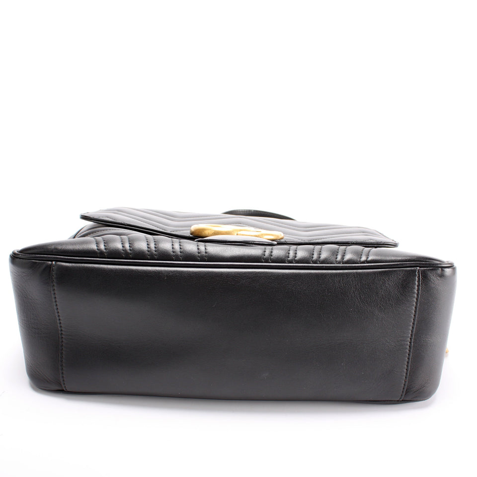 Gucci 498109 Marmont Top Handle Medium Bag
