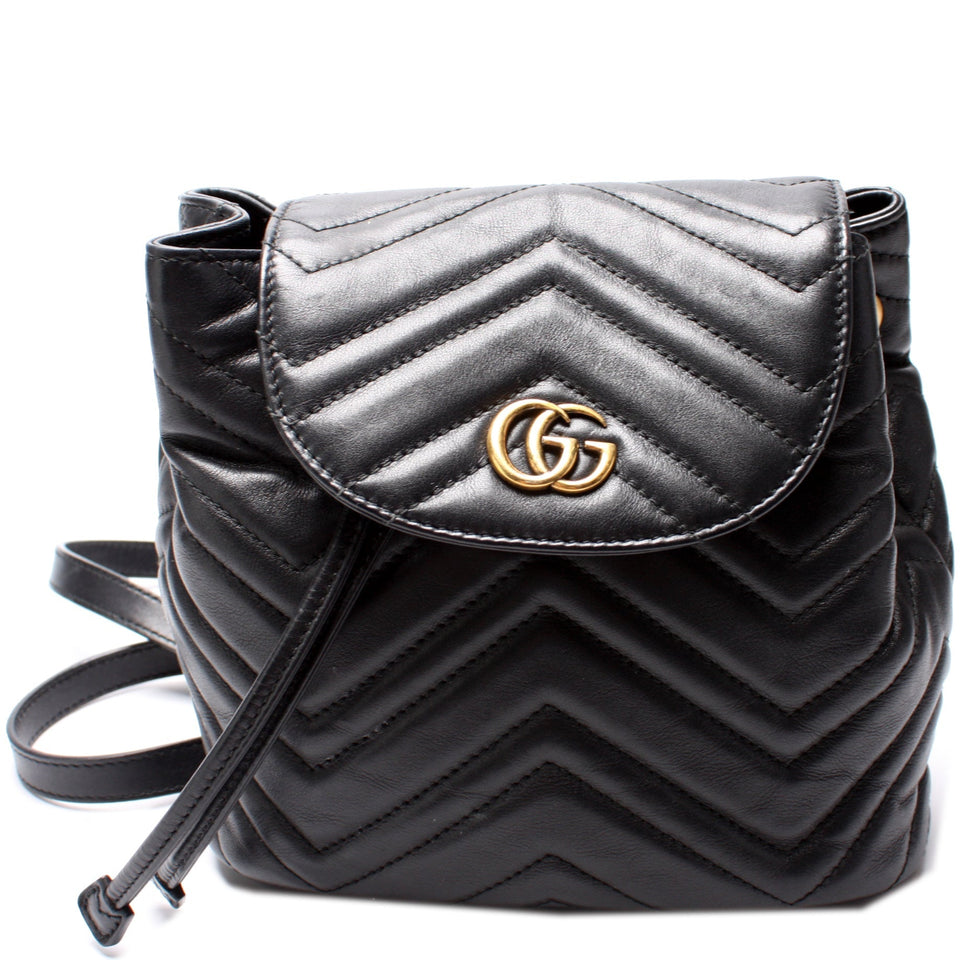 Gucci 528129 Marmont Mini Backpack Leather Bag