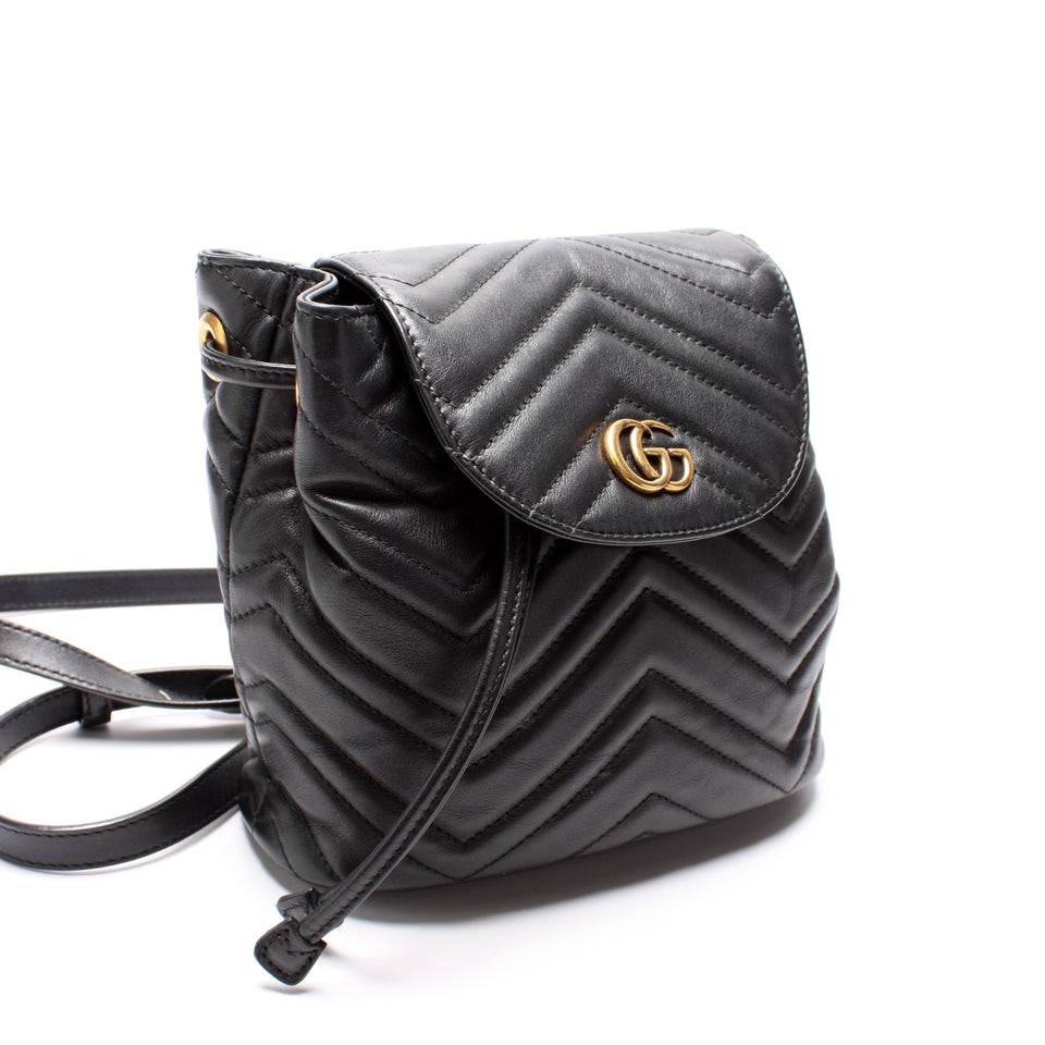 Gucci 528129 Marmont Mini Backpack Leather Bag