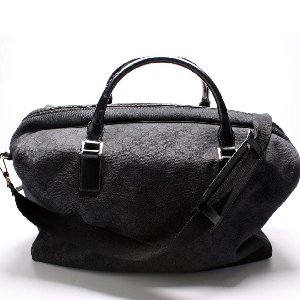 Gucci 190629 GG Canvas Large Duffle Bag