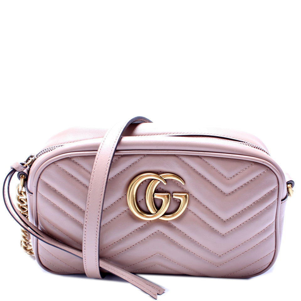 Gucci 447632 Marmont Small Leather Camera Bag